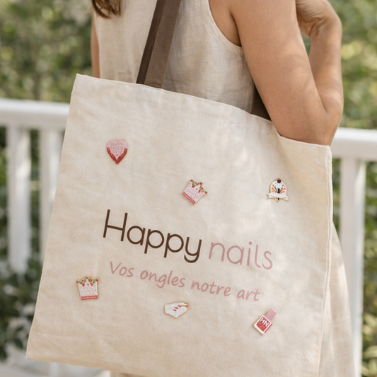 Tote Bag Happy Nails