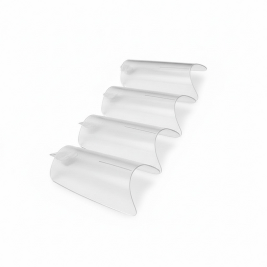 Half Gel Fit Clear Square